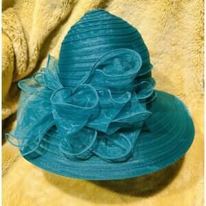 Forbusite Women’s Green Kentucky Derby Hat Tea Party Hat Bridal Hat Church Hat